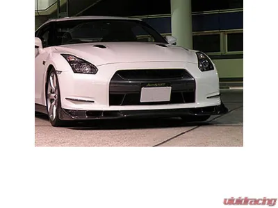 Auto Select CFRP Ver.1 Full Carbon Devil Front Spoiler, Vaccume Type Nissan GT-R 2009-2016 - AST-FH-CFV-R35