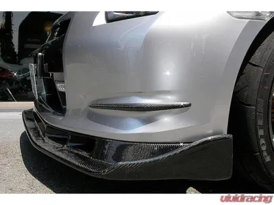 Auto Select CFRP Ver.1 Full Carbon Devil Front Spoiler, Vaccume Type Nissan GT-R 2009-2016 - AST-FH-CFV-R35