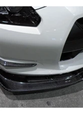 Auto Select CFRP Ver.1 Full Carbon Devil Front Spoiler, Vaccume Type Nissan GT-R 2009-2016                                     - AST-FH-CFV-R35 - Image 3
