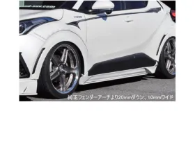 Beyond FRP Dwon Over Fender Arch (10mm Wide, 20mm Down) Toyota C-HR 2016