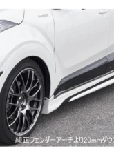 Beyond FRP Dwon Over Fender Arch (10mm Wide, 20mm Down) Toyota C-HR 2016                                     - BND-OFA-FRP-CHR - Image 2