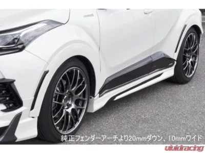 Beyond FRP Dwon Over Fender Arch (10mm Wide, 20mm Down) Toyota C-HR 2016 - BND-OFA-FRP-CHR