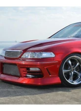 Car Modify Wonder FRP Type2 Shadow Front Bumper Toyota Mark II 1996-2000                                     - CMW-FB2-FR-JZX1M - Image 3
