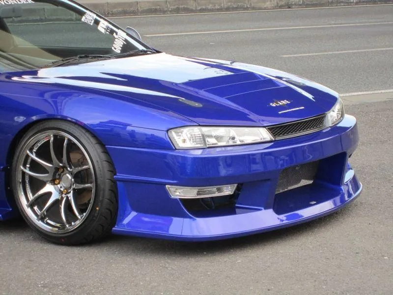 Car Modify Wonder FRP Glare Front Bumper Nissan 240SX 1996-1998 - CMW-FBGL-FR-S14K