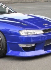 Car Modify Wonder FRP Glare Front Bumper Nissan 240SX 1996-1998                                     - CMW-FBGL-FR-S14K - Image 3