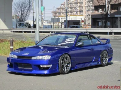 Car Modify Wonder FRP Glare Front Bumper Nissan 240SX 1996-1998 - CMW-FBGL-FR-S14K