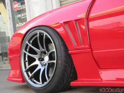 Car Modify Wonder FRP Glare Front Wide Fenders 30mm Nissan 180SX 1989 - CMW-FF3-FR-180SX