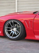 Car Modify Wonder FRP Glare Front Wide Fenders 30mm Nissan 180SX 1989                                     - CMW-FF3-FR-180SX - Image 3