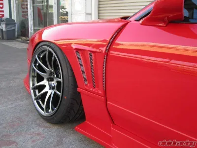 Car Modify Wonder FRP Glare Front Wide Fenders 30mm Nissan 180SX 1989 - CMW-FF3-FR-180SX