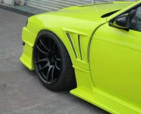 Car Modify Wonder FRP Glare GT Front Fenders, 30mm Nissan 240SX 1996-1998