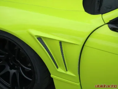 Car Modify Wonder FRP Glare GT Front Fenders, 30mm Nissan 240SX 1996-1998 - CMW-FF3GL-FR-S14K