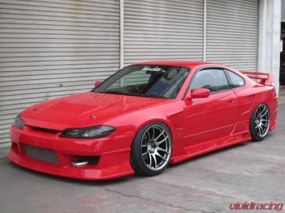 Car Modify Wonder FRP Glare GT Front Fenders, 30mm Nissan S15 1999-2002 - CMW-FF3GL-FR-S15