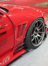 Car Modify Wonder FRP Glare Front Wide Fenders 50mm Nissan 180SX 1989                                     - CMW-FF5-FR-180SX - Image 3