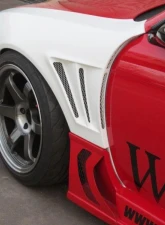 Car Modify Wonder FRP Glare GT Front Fenders, 50mm Nissan 240SX 1996-1998                                     - CMW-FF5GL-FR-S14K - Image 3