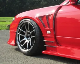Car Modify Wonder FRP Glare GT Front Fenders, 50mm Nissan S15 1999-2002