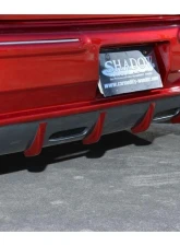 Car Modify Wonder FRP Type2 Shadow Rear Bumper Toyota Mark II 1996-2000                                     - CMW-RB2-FR-JZX1M - Image 3