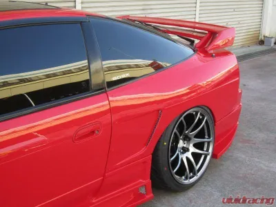 Car Modify Wonder FRP Glare Rear Wide Fenders 30mm Nissan 180SX 1989 - CMW-RF3-FR-180SX