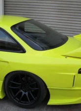 Car Modify Wonder FRP Glare GT Rear Fenders 30mm Nissan 240SX 1993-1996                                     - CMW-RF3GL-FR-S14Z - Image 4