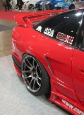 Car Modify Wonder FRP Glare Rear Wide Fenders 50mm Nissan 180SX 1989                                     - CMW-RF5-FR-180SX - Image 2