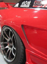 Car Modify Wonder FRP Glare Rear Wide Fenders 50mm Nissan 180SX 1989                                     - CMW-RF5-FR-180SX - Image 3