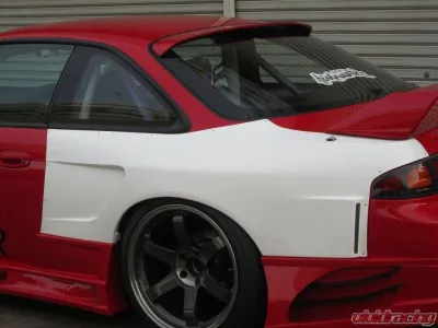Car Modify Wonder FRP Glare GT Rear Fenders 50mm Nissan 240SX 1993-1996 - CMW-RF5GL-FR-S14Z