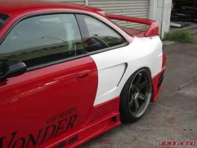 Car Modify Wonder FRP Glare GT Rear Fenders 50mm Nissan 240SX 1993-1996 - CMW-RF5GL-FR-S14Z