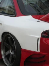 Car Modify Wonder FRP Glare GT Rear Fenders 50mm Nissan 240SX 1993-1996                                     - CMW-RF5GL-FR-S14Z - Image 4