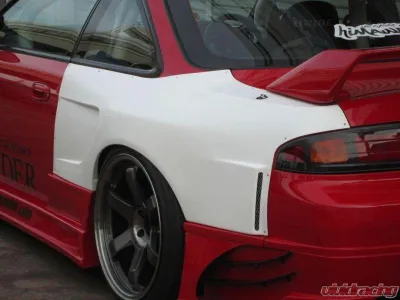 Car Modify Wonder FRP Glare GT Rear Fenders 50mm Nissan 240SX 1993-1996 - CMW-RF5GL-FR-S14Z