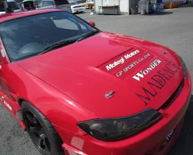 Car Modify Wonder FRP Glare Aero Hood, 3 Ducts Nissan S15 1999-2002