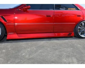 Car Modify Wonder FRP Type2 Shadow Side Skirt Toyota Mark II 1996-2000