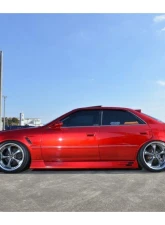 Car Modify Wonder FRP Type2 Shadow Side Skirt Toyota Mark II 1996-2000                                     - CMW-SS2-FR-JZX1M - Image 2