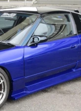 Car Modify Wonder FRP Glare Side Skirt Nissan 180SX 1989                                     - CMW-SSGL-FR-180SX - Image 3