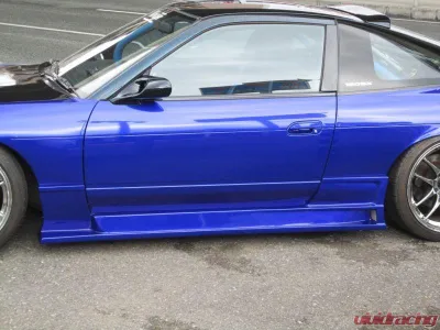 Car Modify Wonder FRP Glare Side Skirt Nissan 180SX 1989 - CMW-SSGL-FR-180SX