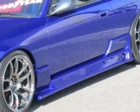 Car Modify Wonder FRP Glare Side Skirt Nissan 240SX 1996-1998