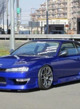 Car Modify Wonder FRP Glare Side Skirt Nissan 240SX 1996-1998                                     - CMW-SSGL-FR-S14K - Image 2
