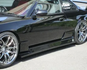 Car Modify Wonder FRP Glare Side Skirt Nissan 240SX 1993-1996