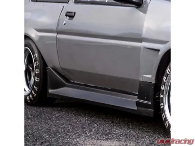 Car Produce FRP Side Skirt Toyota Levin 1983-1987 - AKR-SS-FRP-AE86