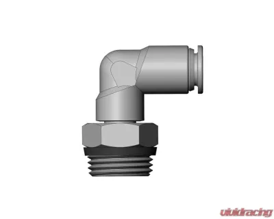 ReadyAir 1/4" PTC x 1/4" NPT Nickel Plated Self Sealing Elbow Fitting - 88-90005