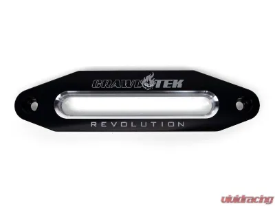 CrawlTek Revolution Black Aluminum Hawse Fairlead - CWLCT10100