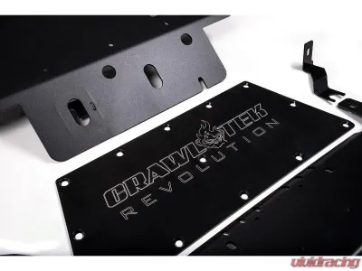 CrawlTek Inverted Winch Replacement Lower Skid Plate - CWLFB19011