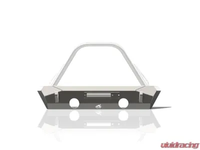 CrawlTek Pyro Stubby Front Bumper - Black Jeep Wrangler JK 2007-2018 - CWLJK10101