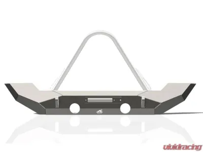 CrawlTek Pyro Fullwidth Black Front Bumper Jeep Wrangler JK 2007-2018 - CWLJK10301