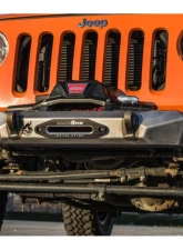 CrawlTek Inferno Black Front Bumper Jeep Wrangler JK 2007-2018                                     - CWLJK11001 - Image 11