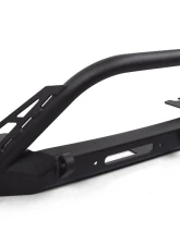 CrawlTek Inferno Black Front Bumper Flat Top Stinger Jeep Wrangler JK 2007-2018                                     - CWLJK11021 - Image 2
