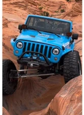 CrawlTek Inferno Black Front Bumper Flat Top Stinger Jeep Wrangler JK 2007-2018                                     - CWLJK11021 - Image 13
