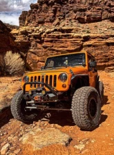CrawlTek Inferno Black Front Bumper Flat Top Stinger Jeep Wrangler JK 2007-2018                                     - CWLJK11021 - Image 15