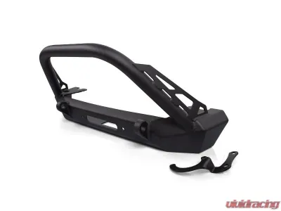 CrawlTek Inferno Black Front Bumper Flat Top Stinger Jeep Wrangler JK 2007-2018 - CWLJK11021