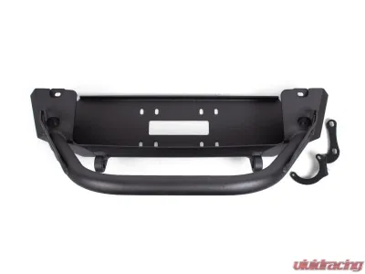 CrawlTek Inferno Black Front Bumper Flat Top Stinger Jeep Wrangler JK 2007-2018 - CWLJK11021