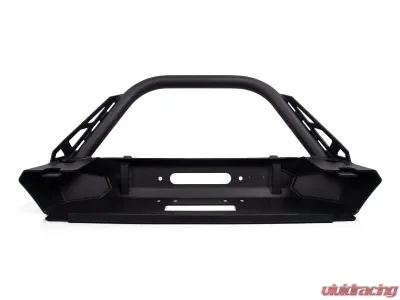 CrawlTek Inferno Black Front Bumper Flat Top Stinger Jeep Wrangler JK 2007-2018 - CWLJK11021