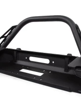CrawlTek Inferno Black Front Bumper Flat Top Stinger Jeep Wrangler JK 2007-2018                                     - CWLJK11021 - Image 9